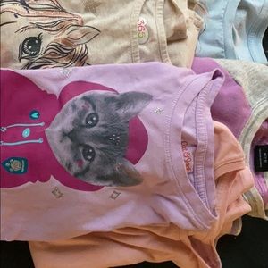 Lot of 5 girls size 7/8 tops